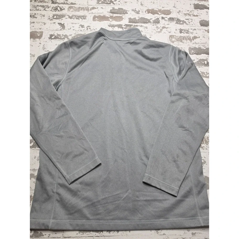 The North Face Pullover Mens Large Gray 1/4 Zip Fleece Hiking Outdoor Top